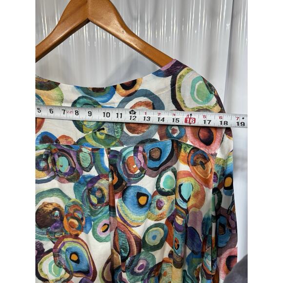 NICHE Nilgun Derman NWT Paloma Poppies Size XL Artsy Colorful - Picture 8 of 9